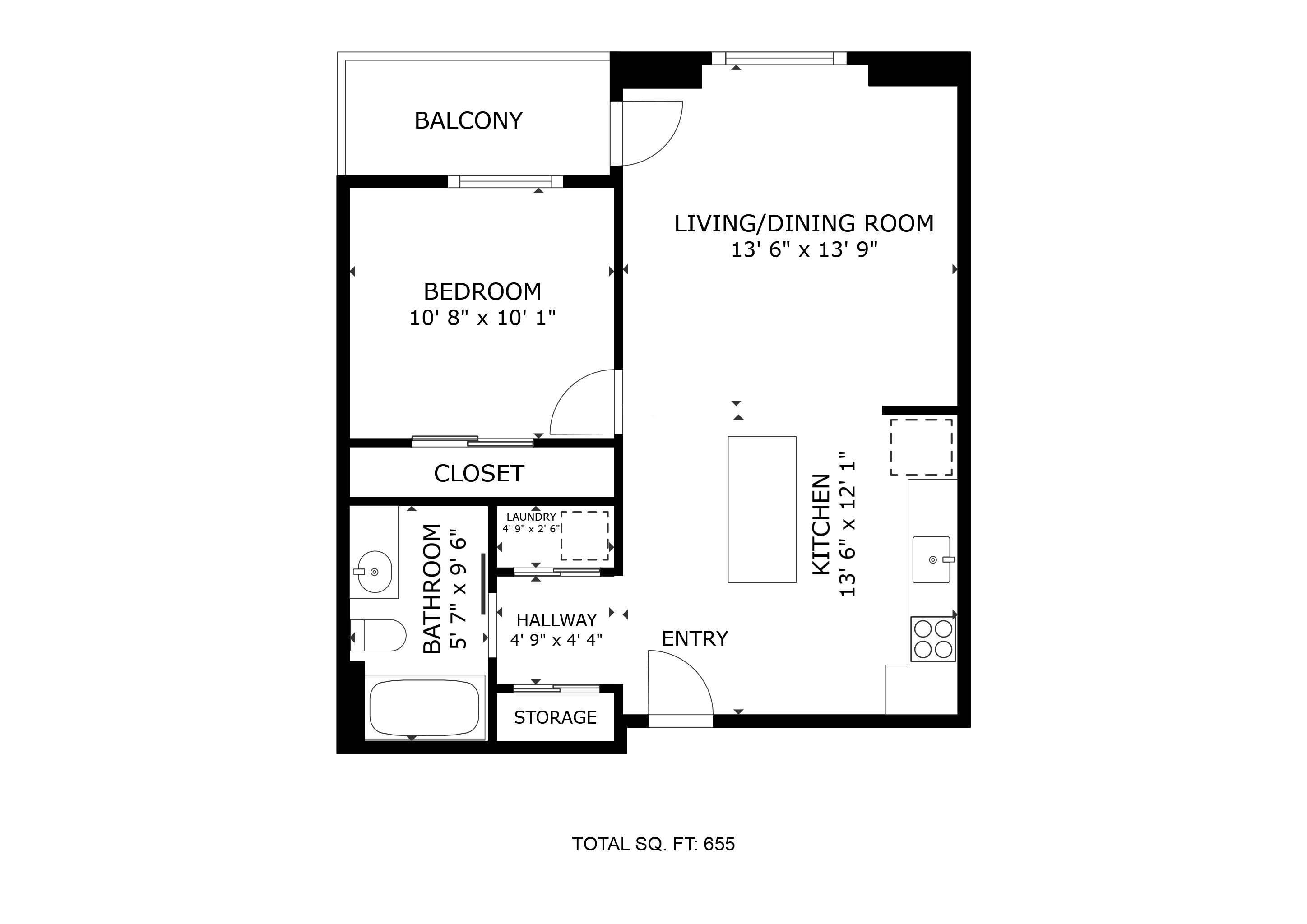 Suite A Floorplan